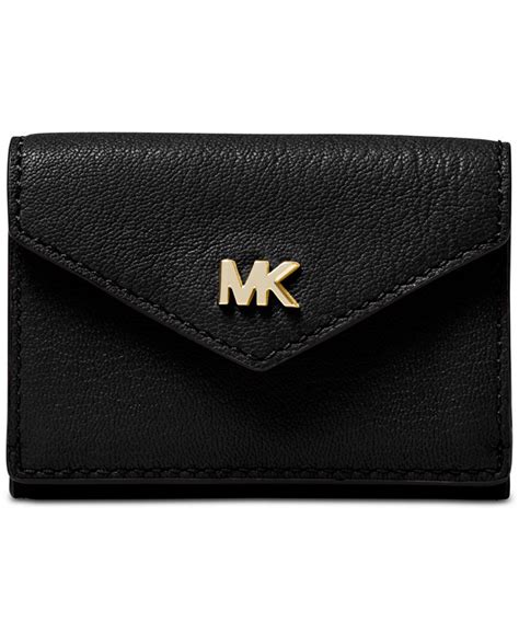 michael kors shiny wallet|Michael Kors Shiny Leather Trifold Flap Wallet .